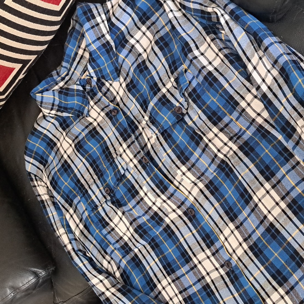 Plaid Tunic Shirt - image 2